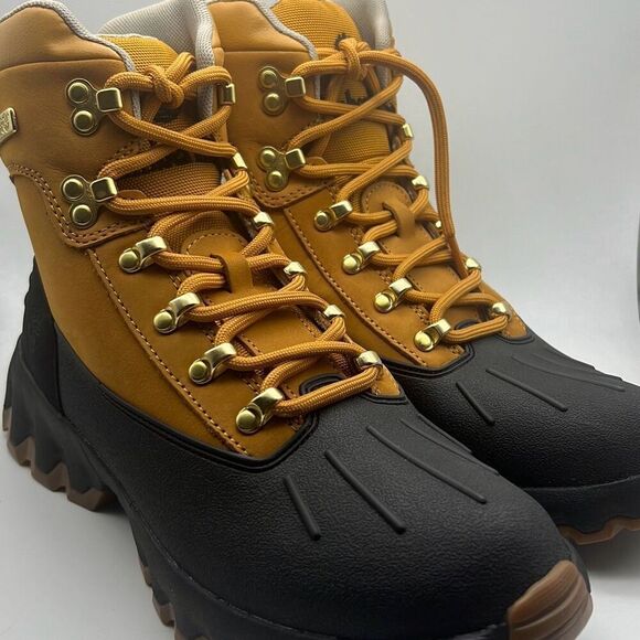 Timberland TBL Edge TB-0A5N88-231 Wheat Waterproof Shell‎ Toe Boots NWB Men 9.5 - Picture 4 of 12